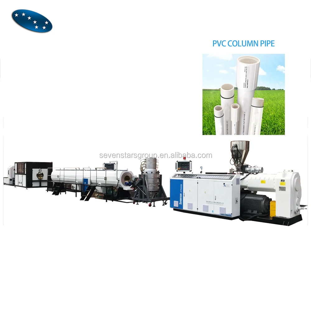 China factory PVC UPVC Foam Core Pipe Extruder Machine Large Column Tube Plastic Drain Water Hose Making Machine