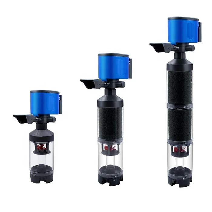 Aquarium  sponge filter bio foam filter 6 in 1 water pump filter