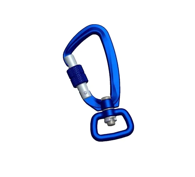 Simplex Swivel Aluminum Carabiner Hook Aviation Aluminum Carabiner
