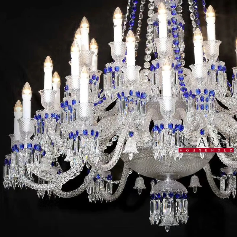 36 lamps Luxury  Chandelier crystal chandelier French style  Indoor Decorative chandelier  LED Light for hotel
