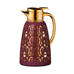 Household Utensils Pots Dubai Gold Glass Inner Thermos Vacuum Flask Jug Arabic Tea Coffee Pot Dallah