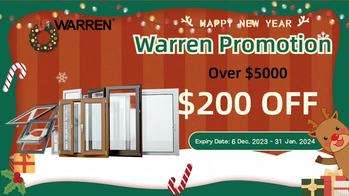 Warren new year promotion