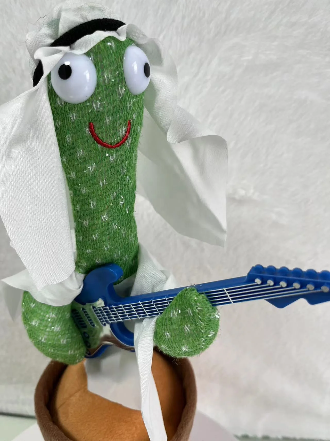 Popular Cactus Toy Dancing Cactus Twisting Singing Learning Tongue Recording Learning To Speak USB Battery Lighting Up Cactus