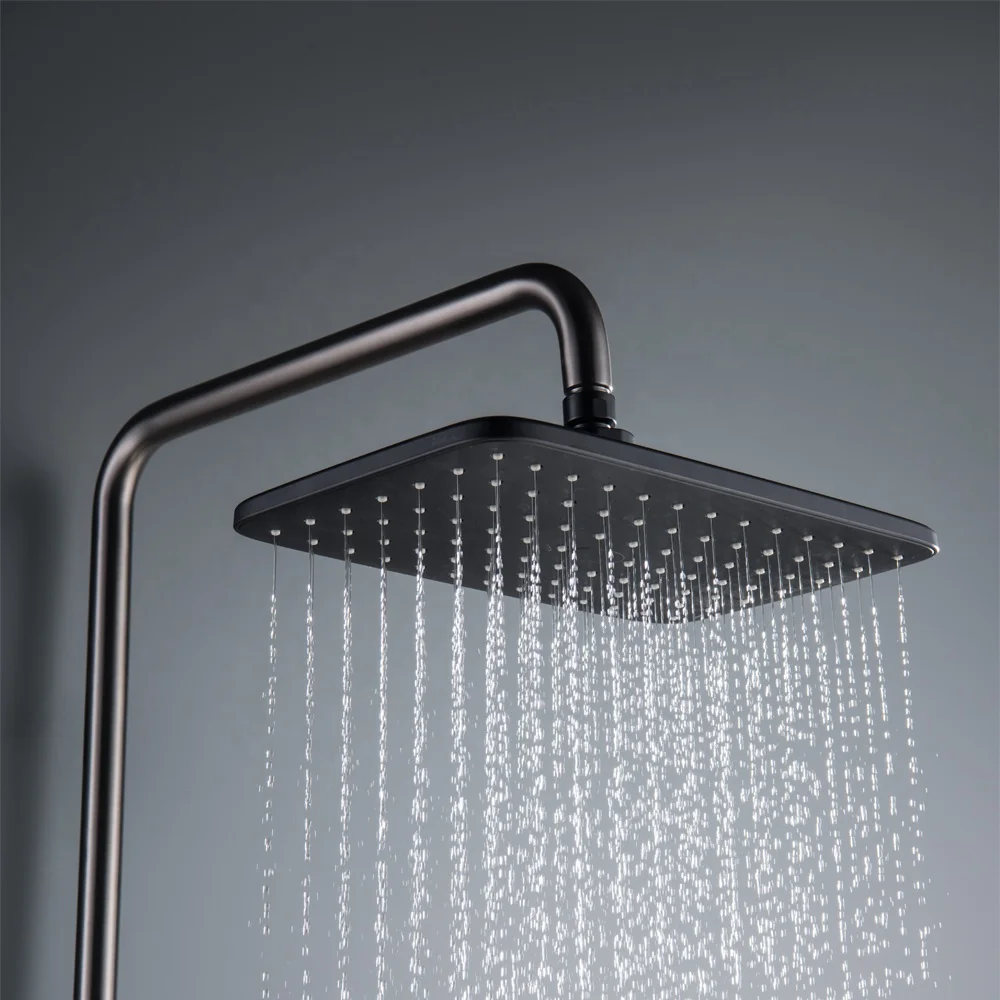 Momali hot metal gun bathroom shower set faucet hot design water saving bath mixer faucet wall mounted shower faucet