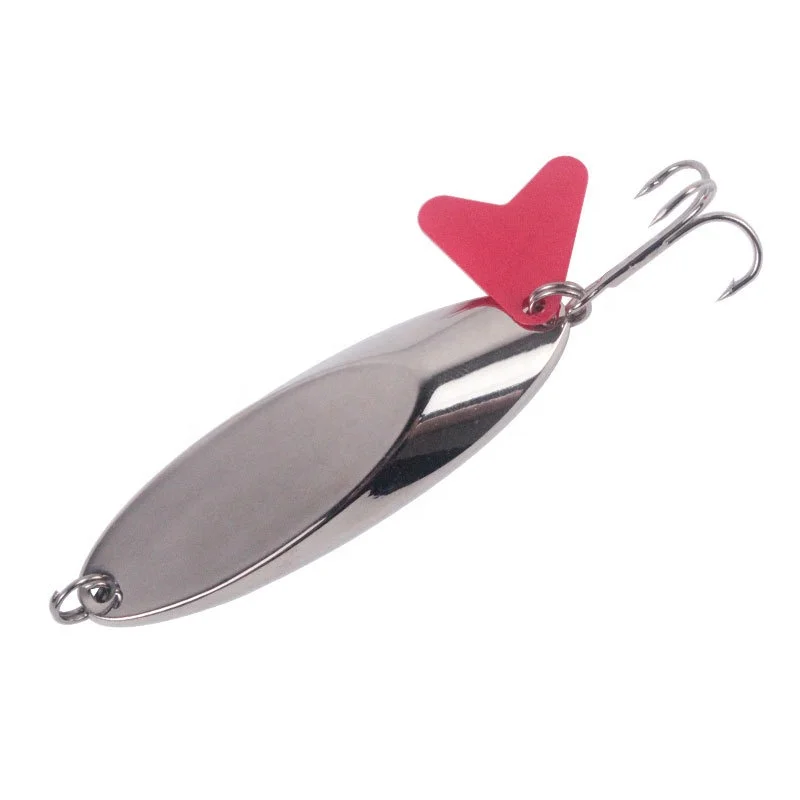 KM OEM 1g-28g Metal Lure Saltwater Sea Fishing Jig Trout Spoon Sequin Lures