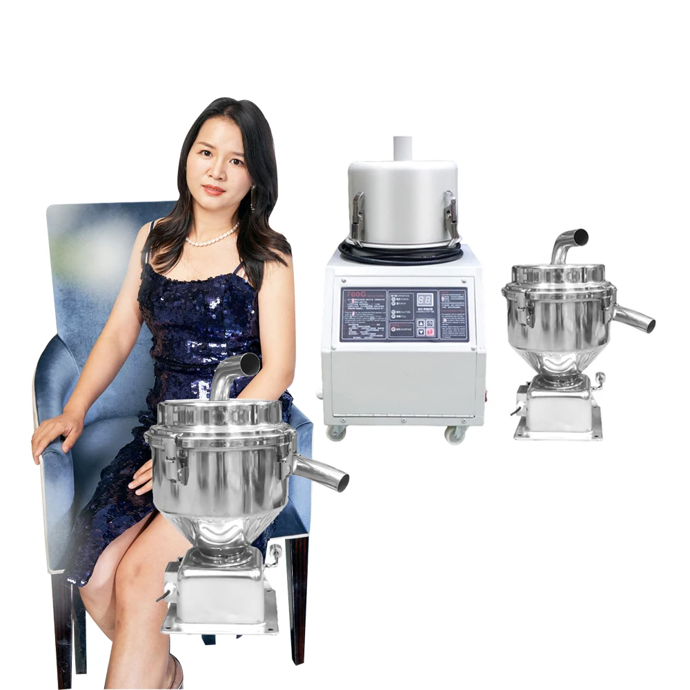 700G 800G Plastic Recycling Hopper Loader Plastic Pellets Vacuum Loader