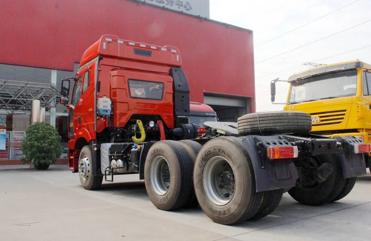 Используемый высококачественный китайский трактор Faw Jiefang J6P 6x4 460 л.с. для тяжелых грузовиков Euro5 дизельный прицеп головка тягача продажи