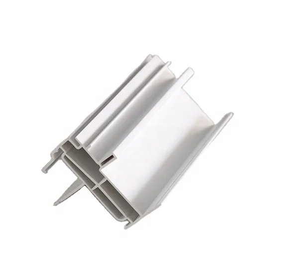 White plastic HDPE ABS PVC profile extruded plastic window frame plastic material OEM customization
