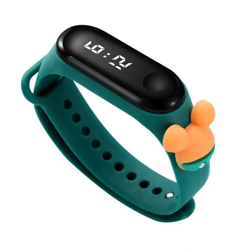 Watch Outdoor 30M Waterproof Silicone Band Popular Kids Cartoon Watch for Children Students LED Digital LED Digital Watch