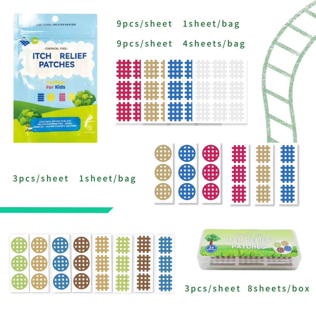 Anthrive Natural Insect Bite & Sting Itch Relief Chemical Free Itch Relief Sticker Mosquito Itch Relief Patch For Kids Baby