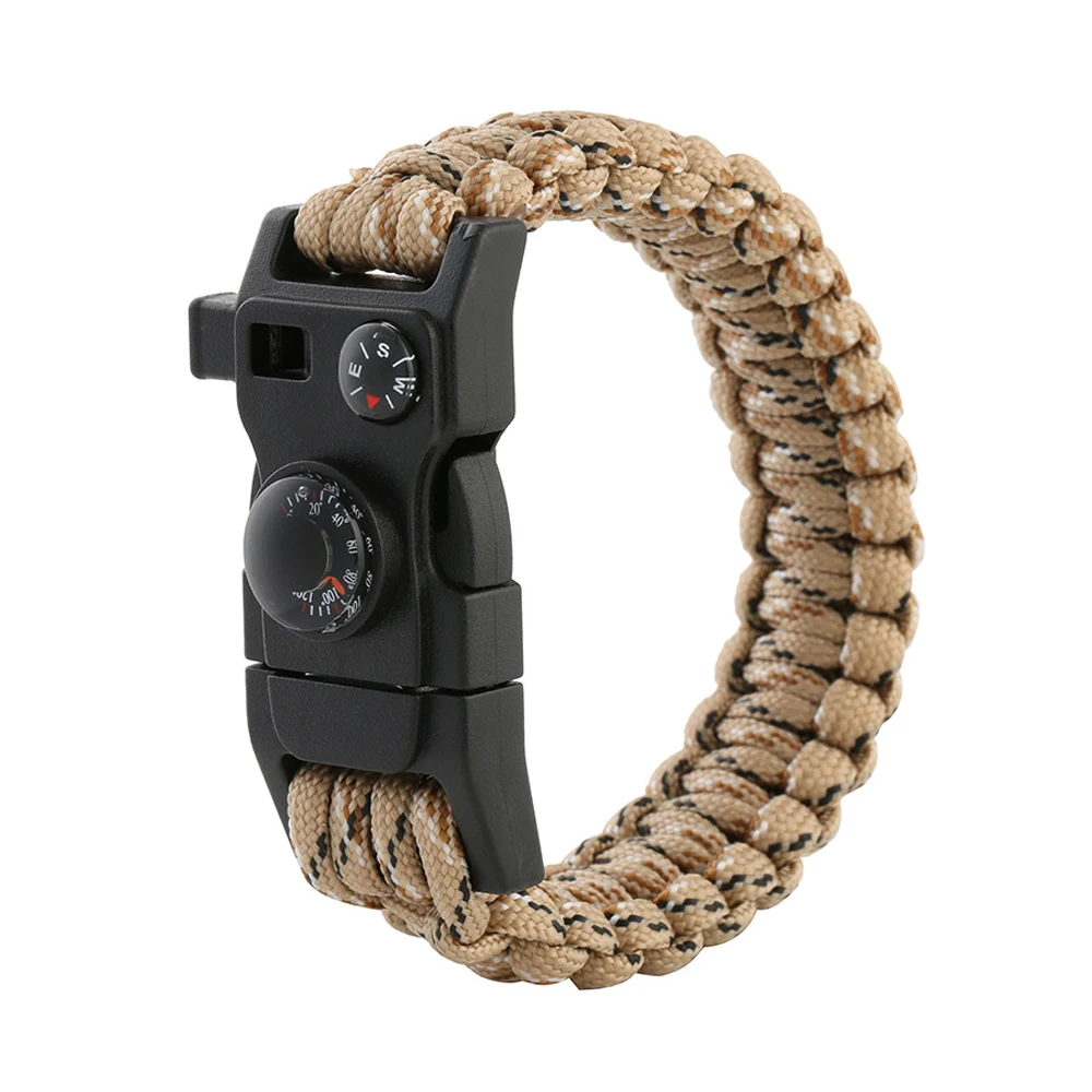 New Style Economical Custom Design Emergency Bracelets Outdoor Survival Emergency Tools Bracelet Women