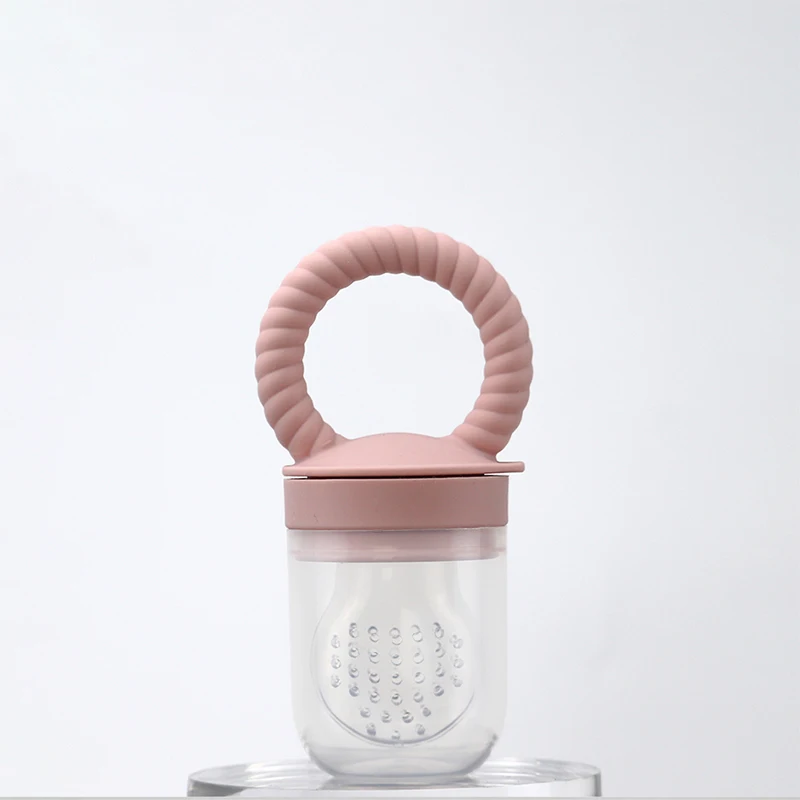 Food Grade BPA-Free Baby Fruit Food Feeder Pacifier Infant Fruit Teething Teether Toy for 3-24 Months