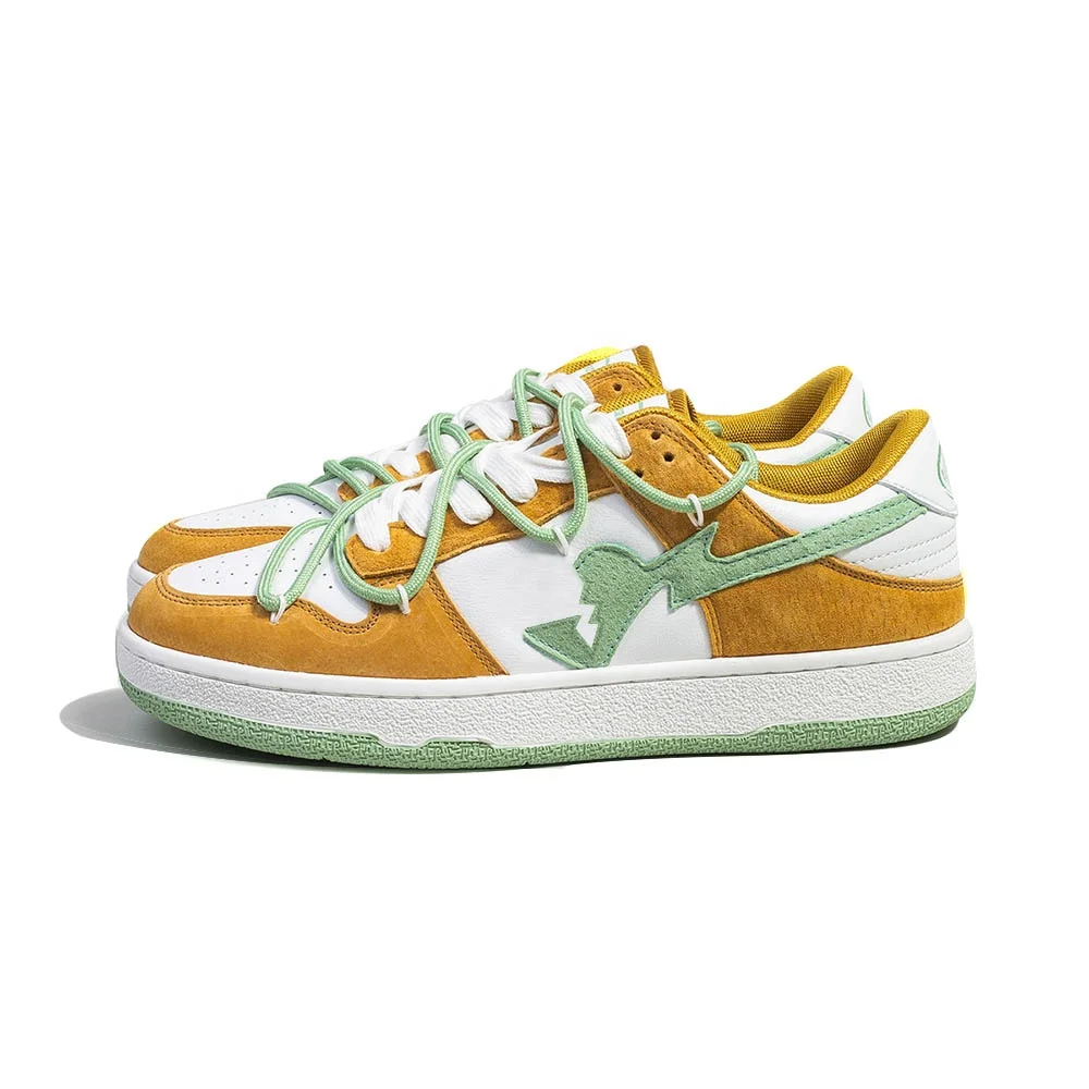 Factory Wholesale Custom LOGO Sneakers Original Brand Unisex Retro Design Leather Casual Men Shoes