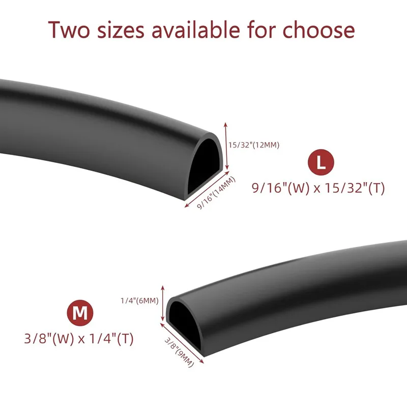 Self-Adhesive D-Shape Door Insulation Strip for Door Frame & Window