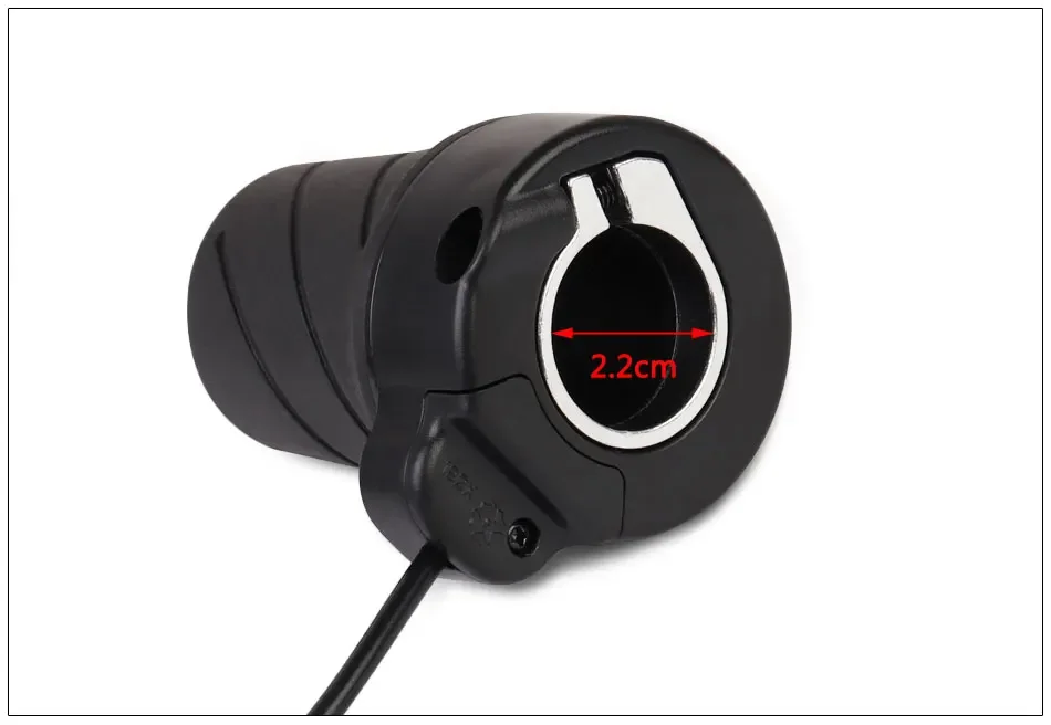 Half Twist Waterproof Throttle for E-bike Wuxing Brand 192X, High Quality, 24V, 36V, 48V, 60V, 72V