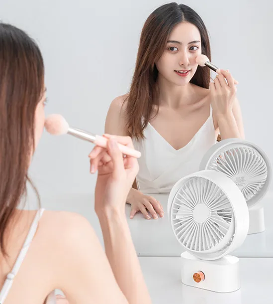 Factory Hot Wholesale Battery Standing Portable Rechargeable Handheld USB Mini Fan Battery Operated