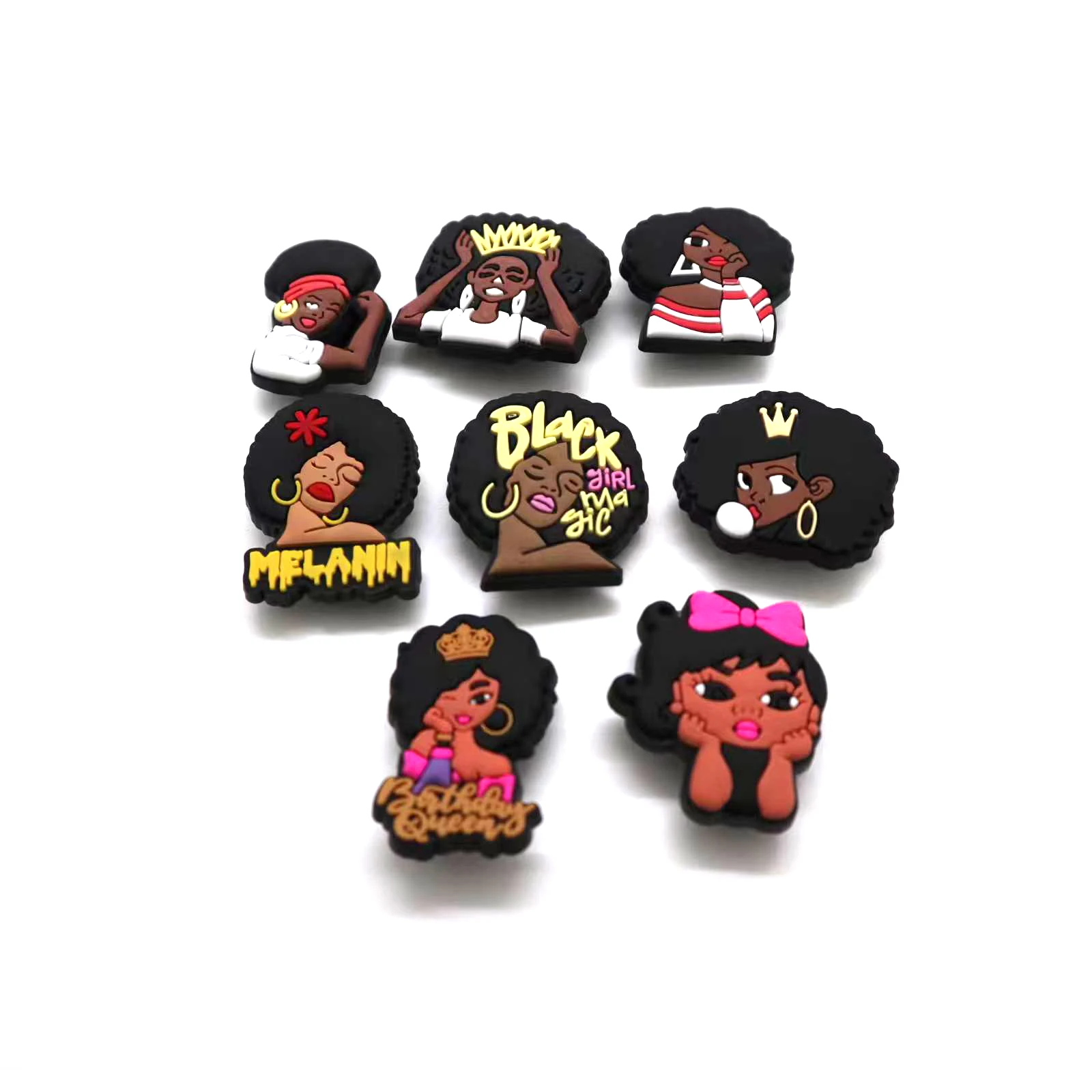 Wholesale 2022 New Custom Logo PVC Rubber Clog Shoe Decorations Accessory Shoe Charms For Clog Charms