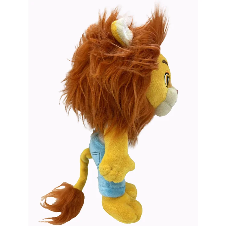 Hot selling Jungle Cute Embroidery Craftsmanship Lion King Plush Toy