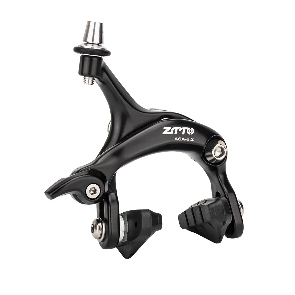 ZTTO Road Bike Caliper Side Pull Rim Brake Alloy Center Mount Front Rear With Brake Pads Fit for 700C 25c 28c 32c 35c Cycling