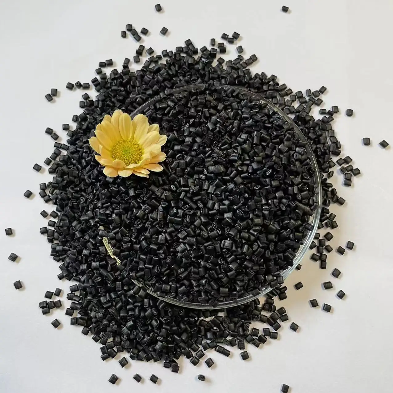 Black Virgin PC GF15 V0 Glass Fiber PC/ABS V0 Resin For Injection Parts