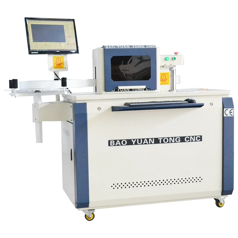 BYTCNC BWZ-F Automatic CNC Aluminum Profile 3D Signs Channel Letter Bending Machine