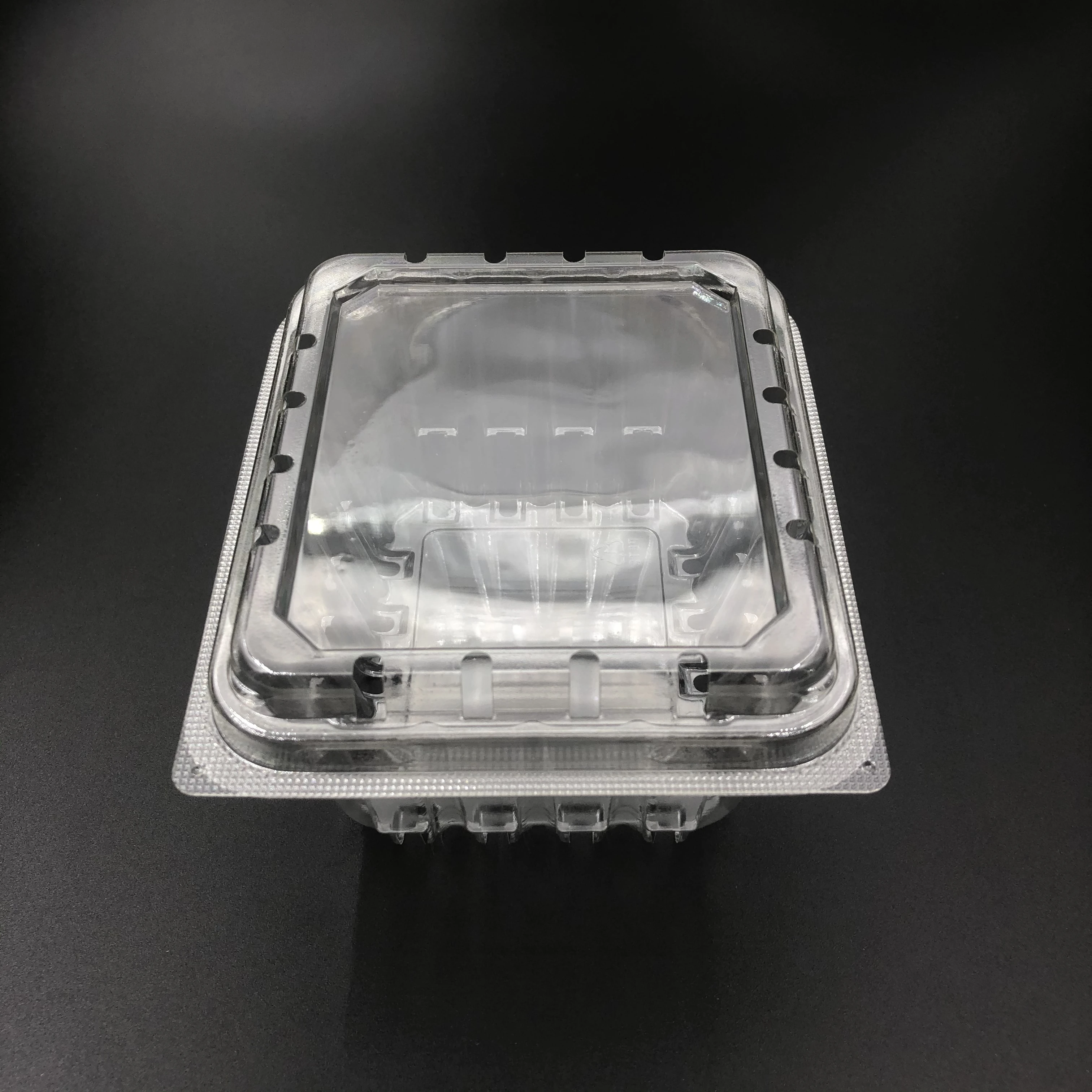 1 PINT cherry tomato packaging tray plastic recyclable Hot Sale Container 1 Pint clamshell clamshell container