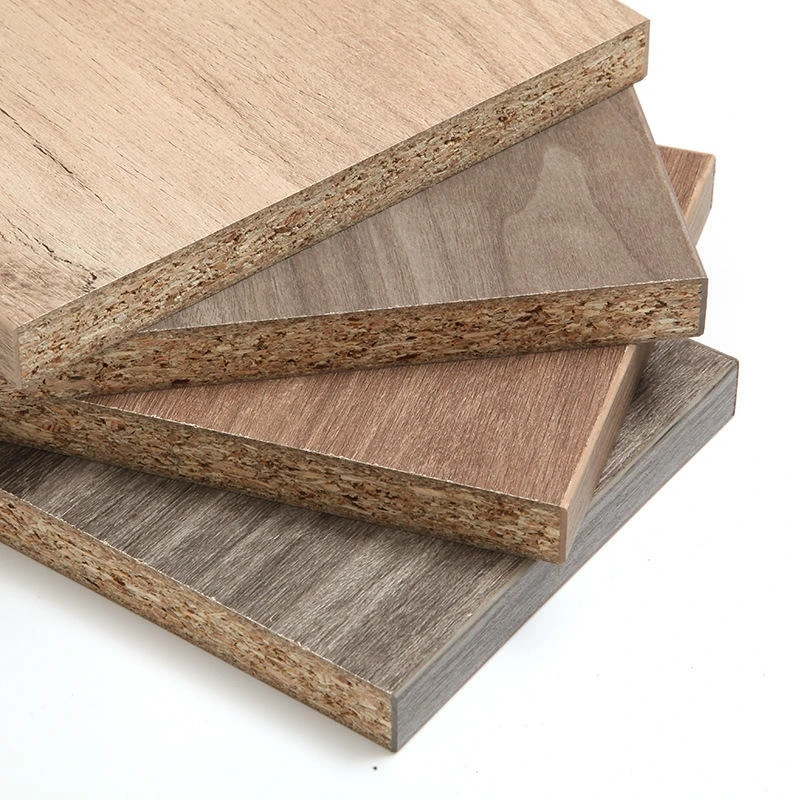 16mm laminated hmr particle board melamine moistureproof chipboard for home furniture