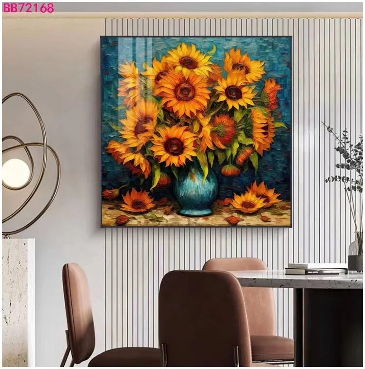 High Quality Diy Painting Peony Home By Numbers Red And White Oil Linen Canvas Flower Classical Handpainted