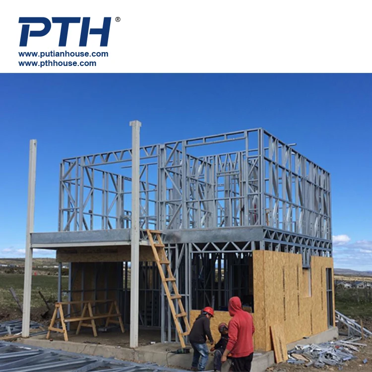 Prefab Fast Construction Light Steel Structure Prefabricated Luxury House Villa on Sale