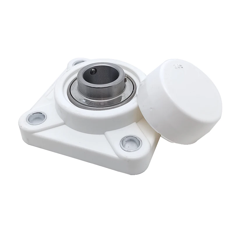 Plastic housing 4 BOLTS FLANGE MOUNTED Stainless steel bearings SUCF205-16 SUCF205