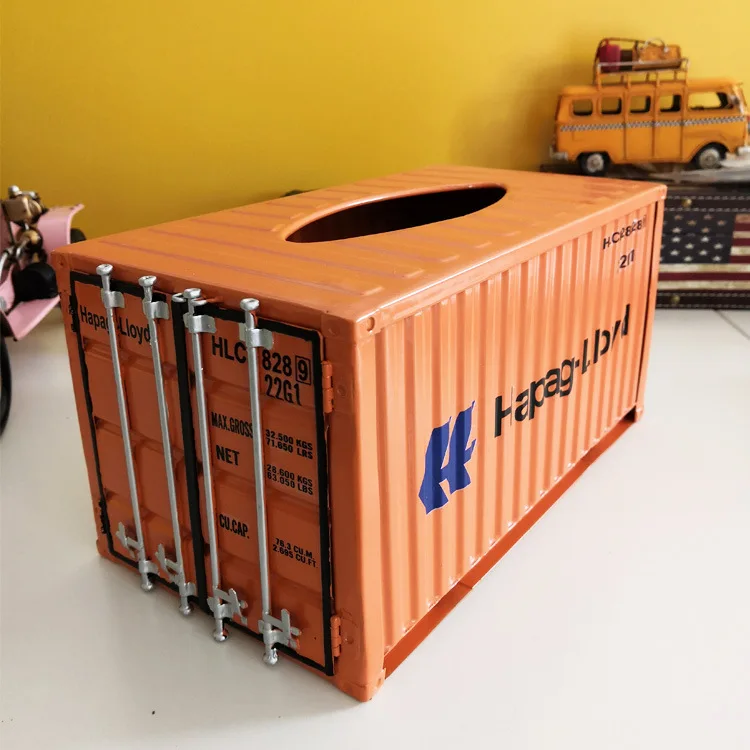Hapaglioyd Small Custom Acrylic Tissue Paper Box Plastic Square Storage Shipping Container Model Tissue Box