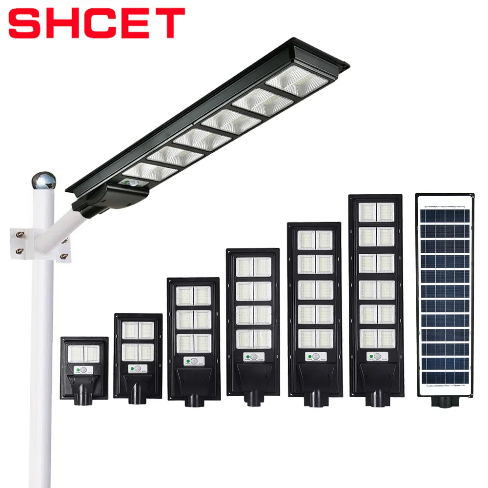 Китайская Фабрика Интегрированный Солнечный сенсор все в одном солнечный уличный свет чип 40 Вт 80 120 160 200 240 напольный светильник цена