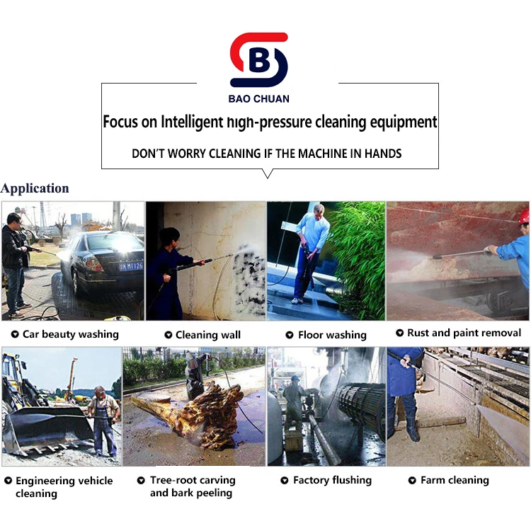 100bar electric high pressure street washer washer truck high pressure cleaner