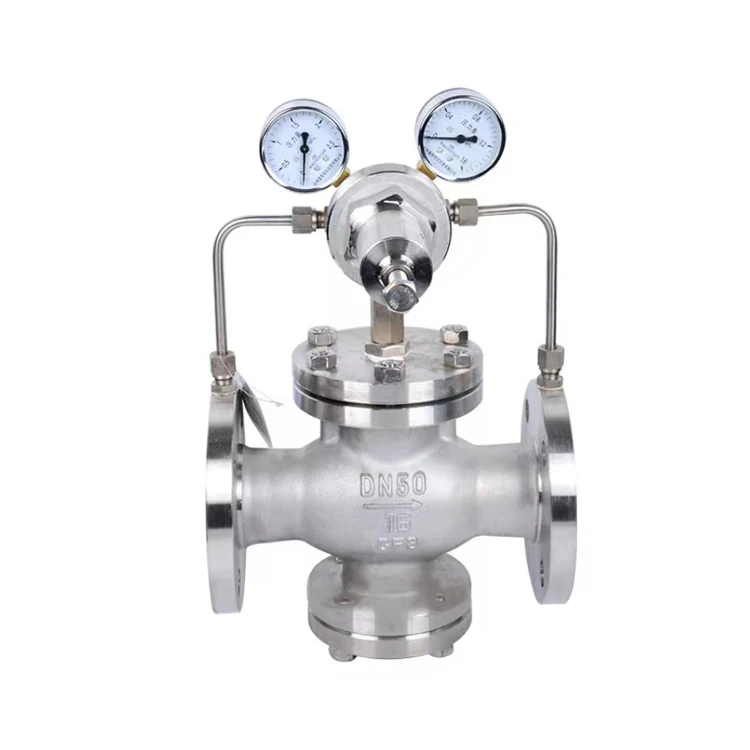 Oxygen/nitrogen/compressed air/natural gas/argon pressure reducing valve YK43F