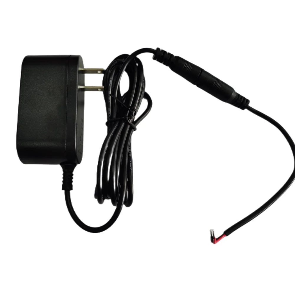 12v 2a switching power adapter with female connector bare wires ac wall plug to dc power supply adaptor IP44 connector style