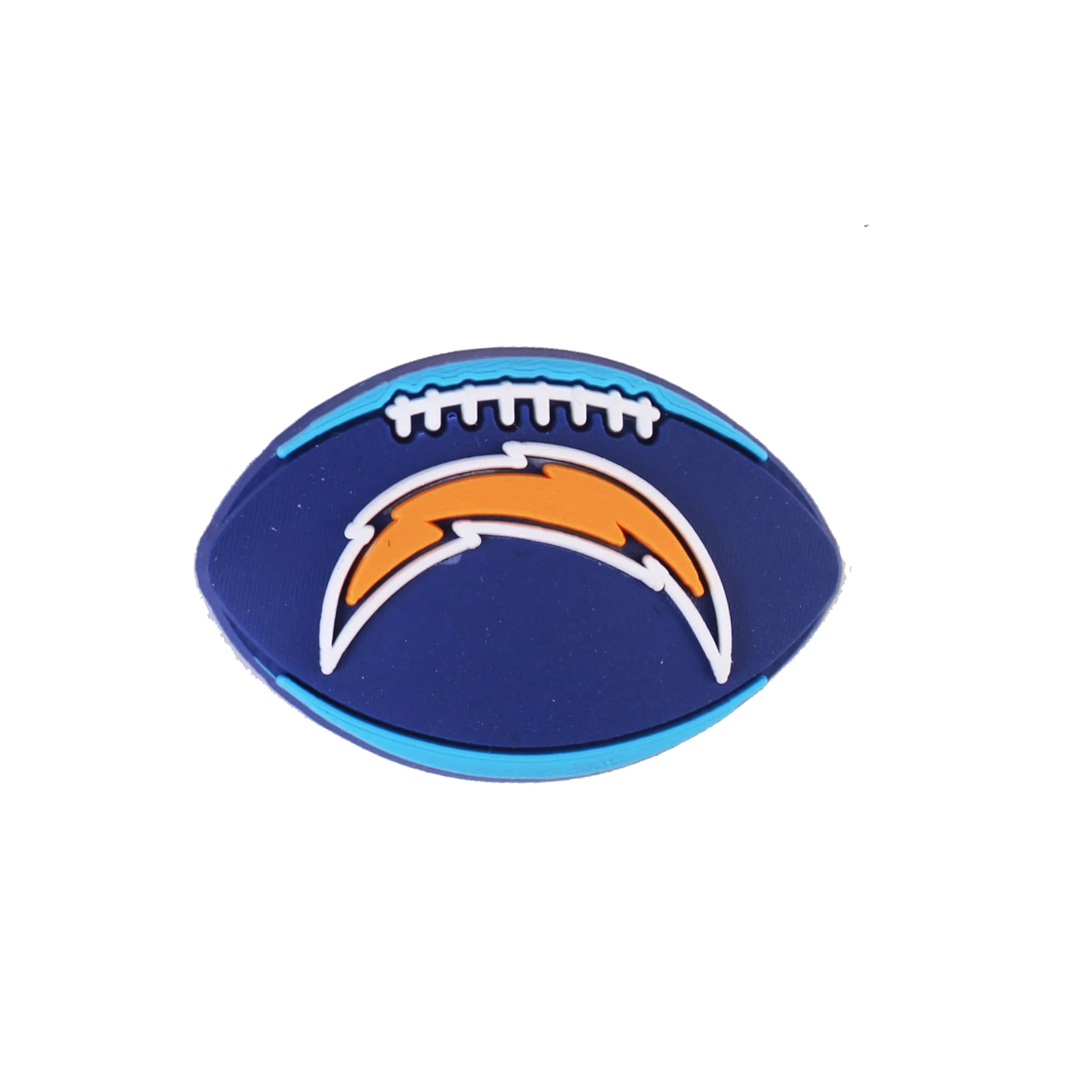 Оптовая продажа 2023 Новое поступление 2D NFL Спортивная командная футбольная резина подвеска для крокодиловой обуви