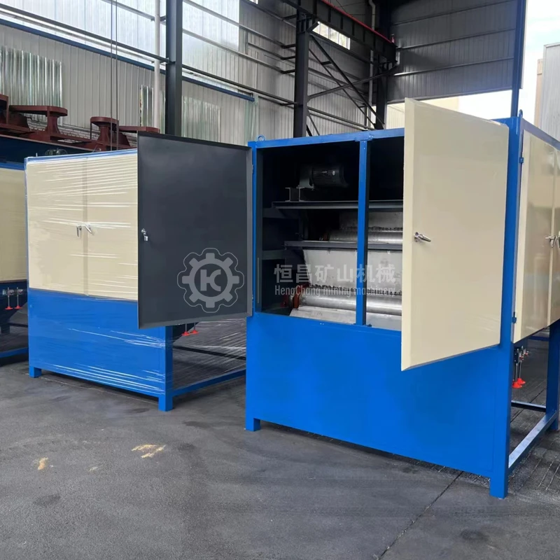 Industrial Dry Rutile Mining Machine 10000 -15000 Gauss Various Minerals High Intensity Ore Magnetic Separator with Two Rollers