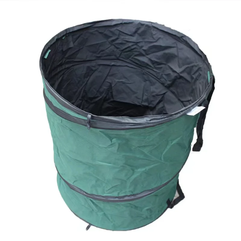 hot selling PE Trash Recycle Containers Pop-up Collapsible Travel Camping Outdoor Trash can