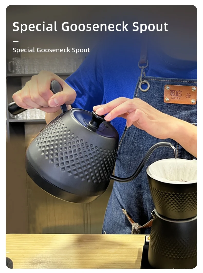 Goose Neck Stainless Steel Kettle Digital Smart Pour Over Coffee Tea Temperature Control Gooseneck Electric Kettle