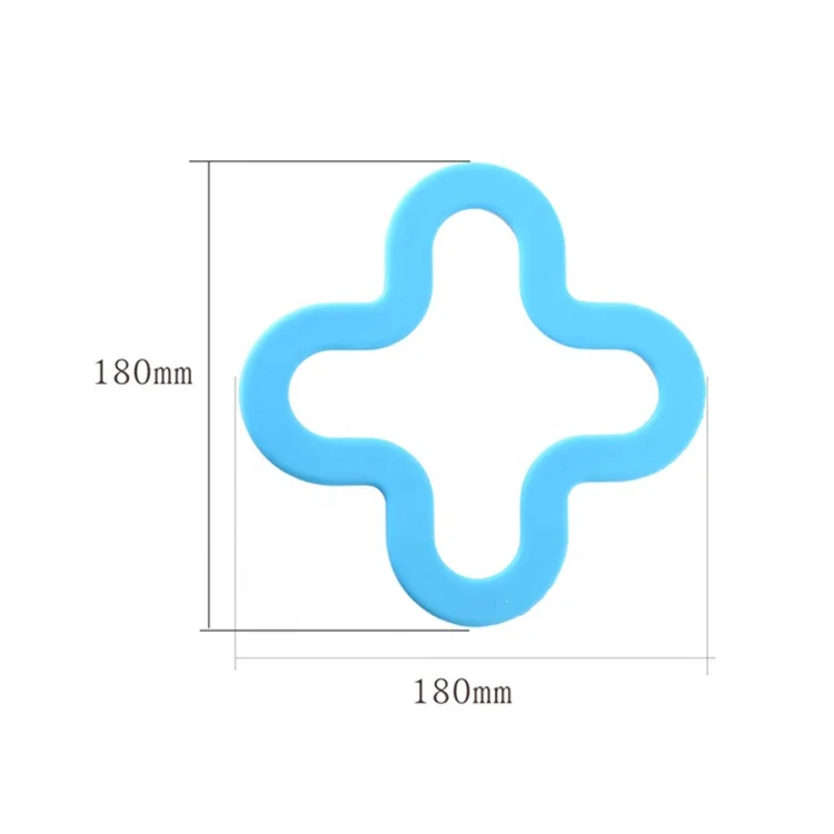 
Wholesale Cross Shape Kitchen Utensils Silicone Baking Mat Anti Slip Hot Pads Pot Holder 