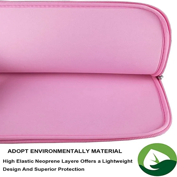 Custom 7-17' inch laptop protector neoprene zip laptop case