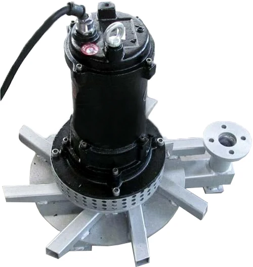 Intense Oxygen Transfer and Mixing Self-Priming Submersible Aerator for Sewage Treatment Facilities