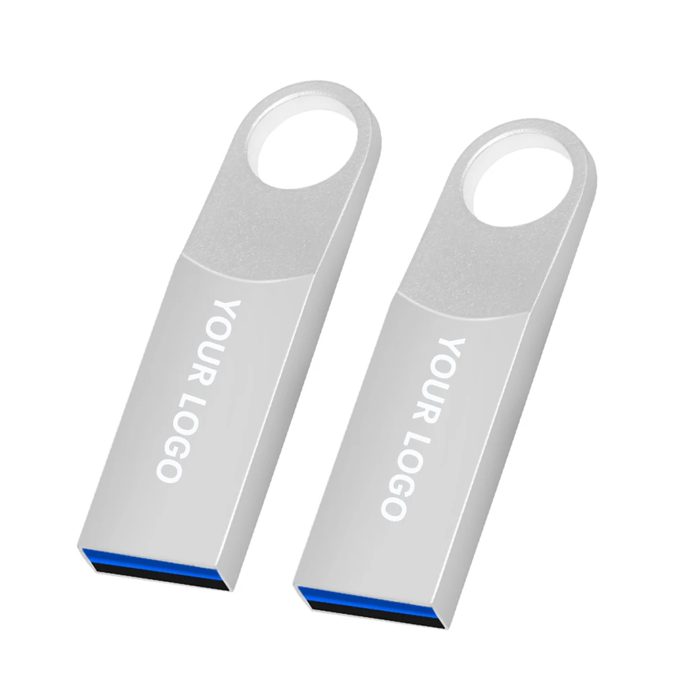 Custom Logo Metal Pendrive 2.0   4gb 8gb 16gb 32gb Cle USB Flash Drive 64GB Pen Drive Mini Metal USB Flash Drive