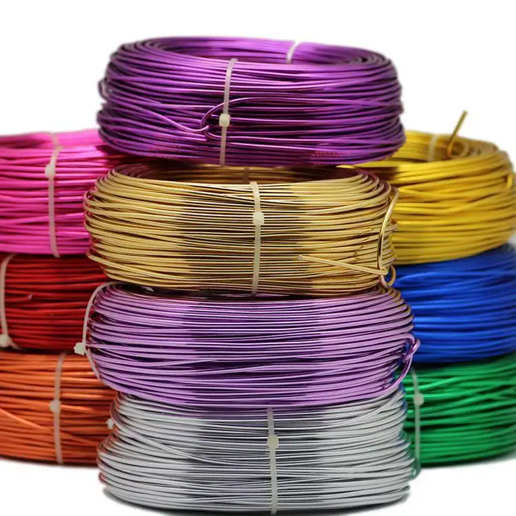 China Wholesale Price  Aluminium Color Coated/Painted Wire for Art