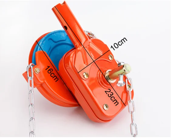 Greenhouse Window Opener Sidewall  Window Ventilation Hand Crank Winch Greenhouse Manual Film roll up motor