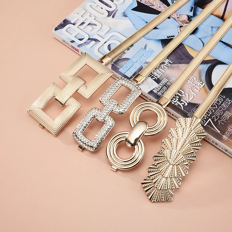 Ladies Dress Waist Chain Belt luxury Metal Belt metal Women Belt For Dress