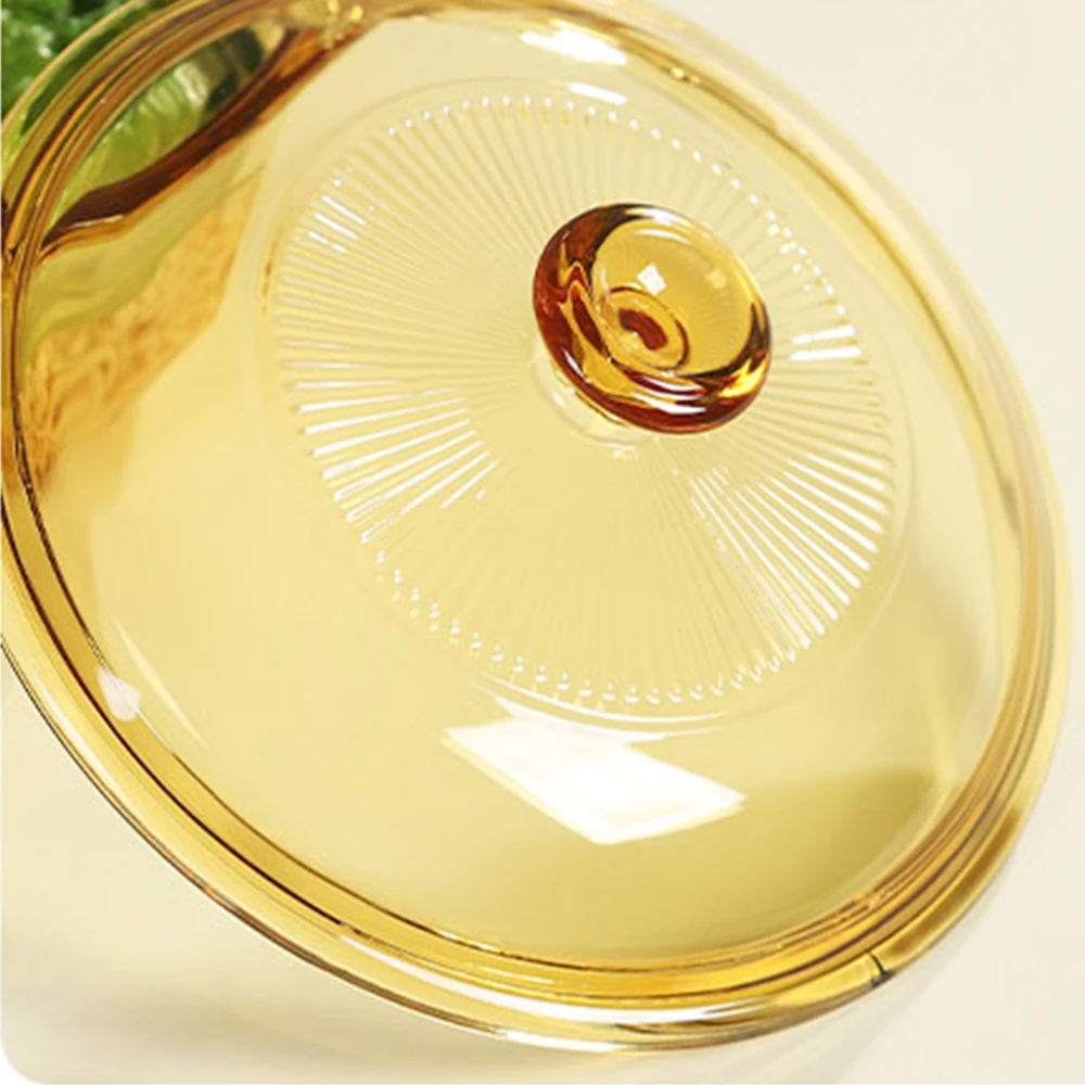 Tableware/Kitchen/Glassware High Borosilicate glass cookware cooking pot Glass casserole with lid for Kitchen