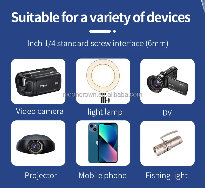 Universal Video Camera Phone Tripod Tripod Smartphone Mount Lightweight Mobile Phone Digital Camera Tripod