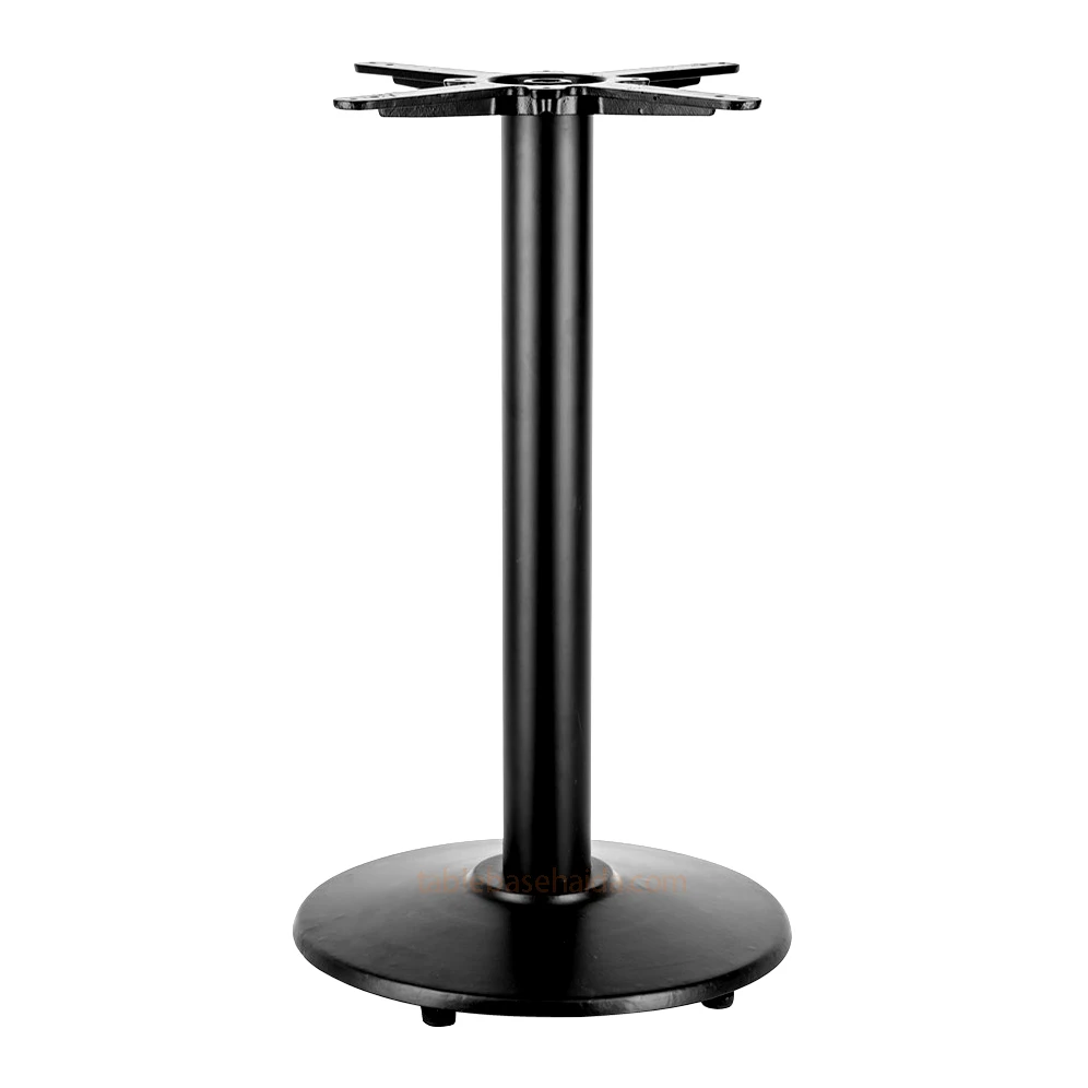 Factory price luxury dining used table meta centre iron legs