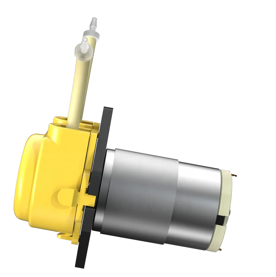 CINYAR AQA 6V 12V 24V DC Motor High Pressure 3 Rollers Moderate Pulse Booster Pumps Small Mini Micro Peristaltic Pump